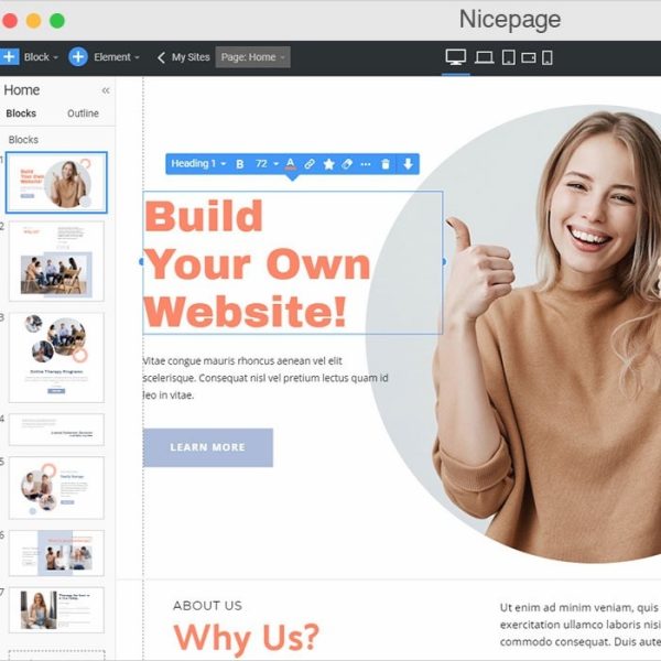 Web Page Template Generator